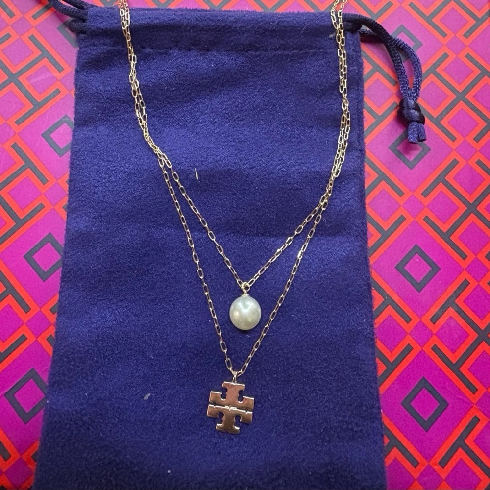 Tory Burch Double Layer Necklace
